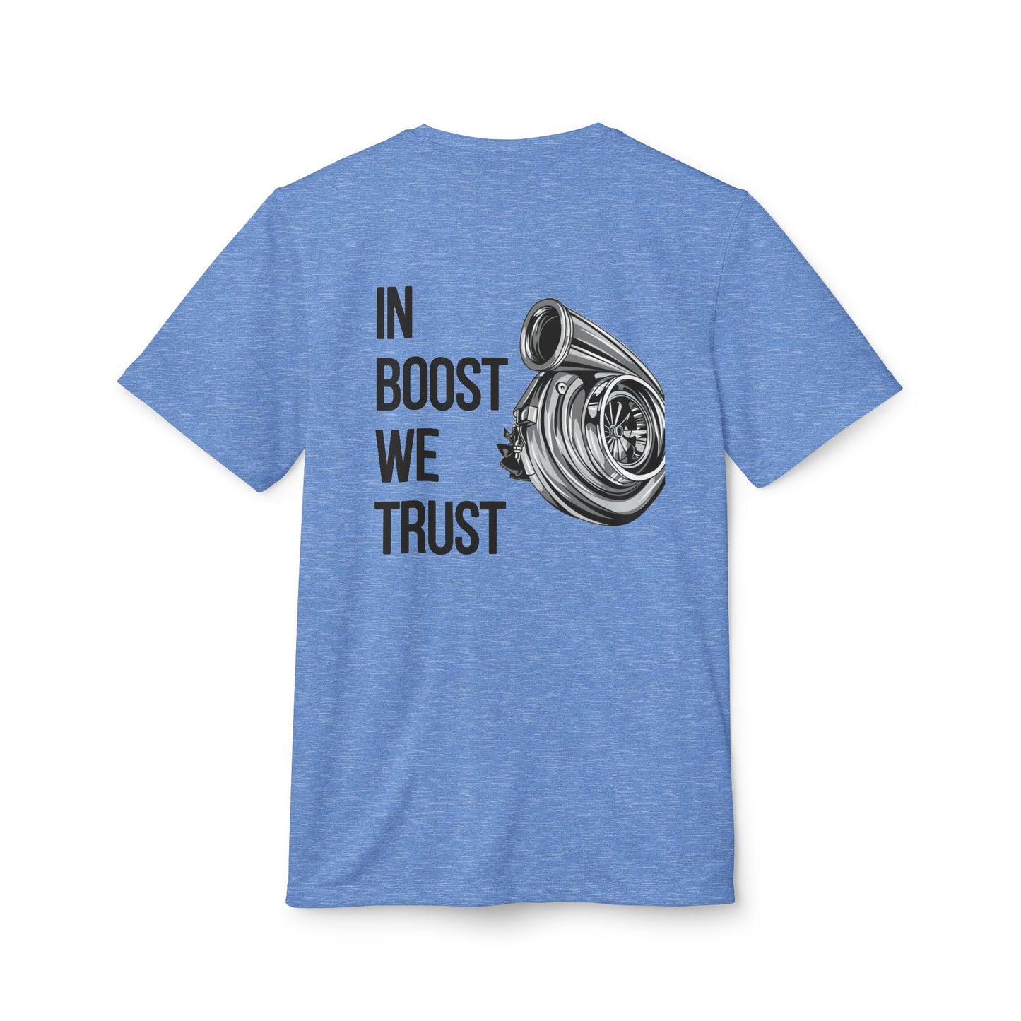 Camiseta deportiva unisex Adidas «In Boost We Trust Edition» de Revolution Society