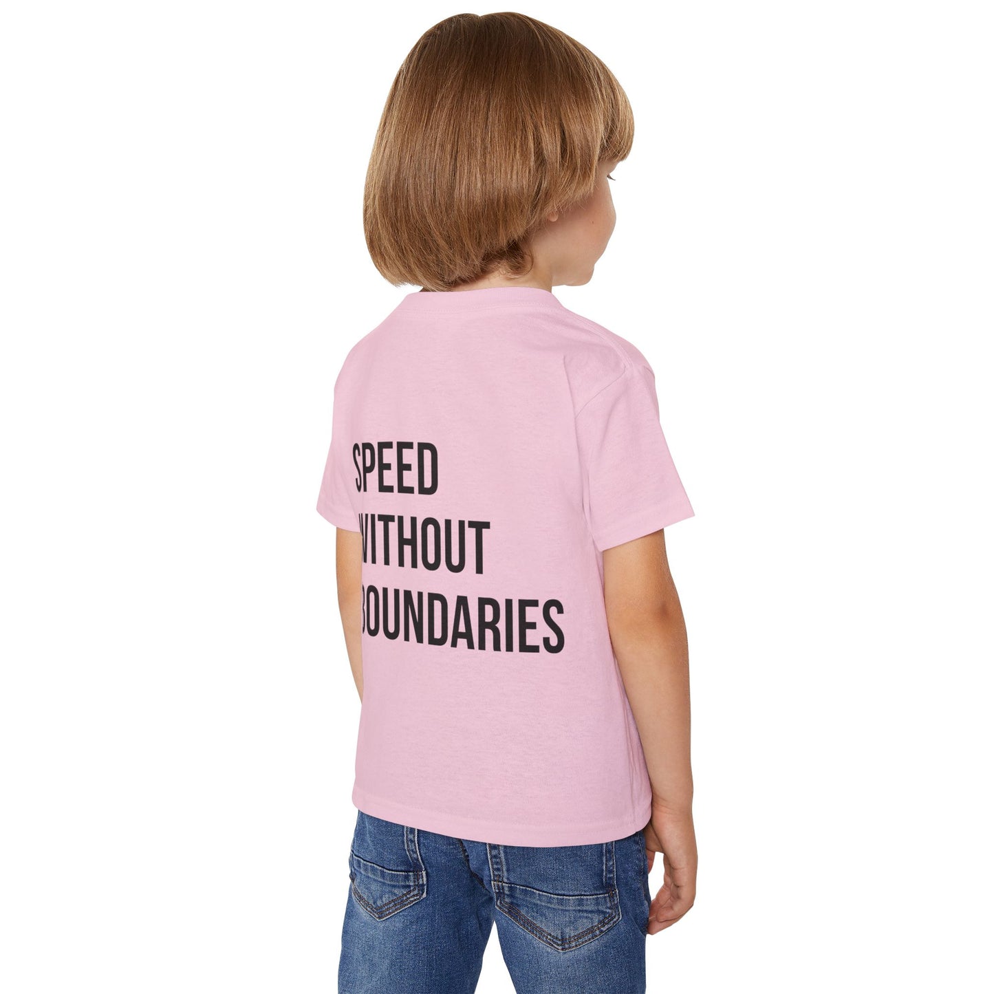 Camiseta unisex Pro Comfort para niño pequeño - Diseño "Velocidad sin límites"