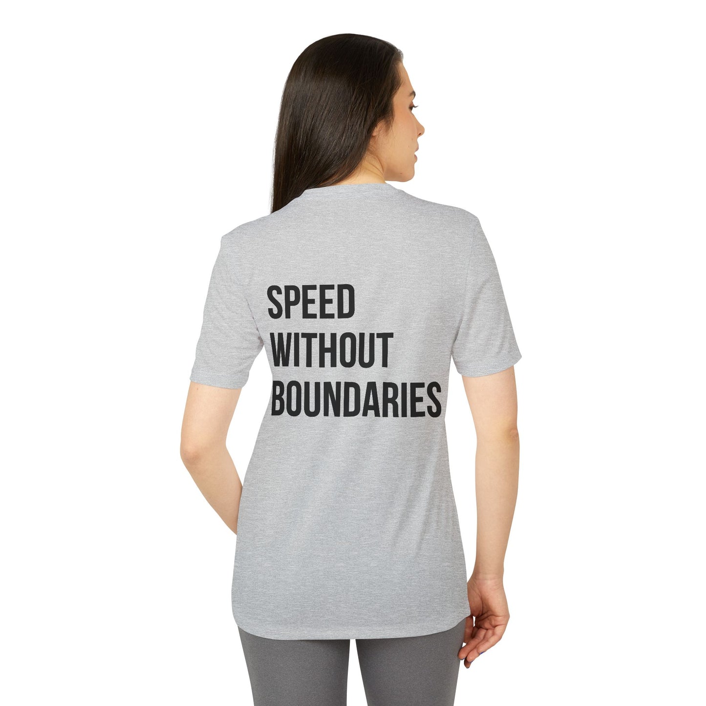 Camiseta deportiva unisex Adidas «Speed ​​Without Boundaries Edition» de Revolution Society
