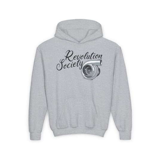 Sudadera unisex Pro Comfort para jóvenes «Speed ​​Without Boundaries Edition» de Revolution Society | Serie Down To Earth