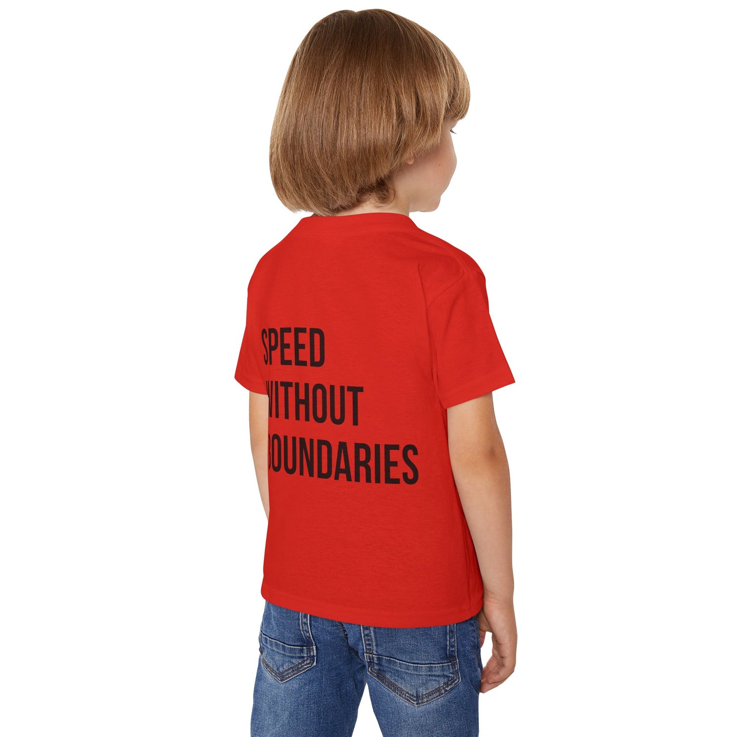 Camiseta unisex Pro Comfort para niño pequeño - Diseño "Velocidad sin límites"