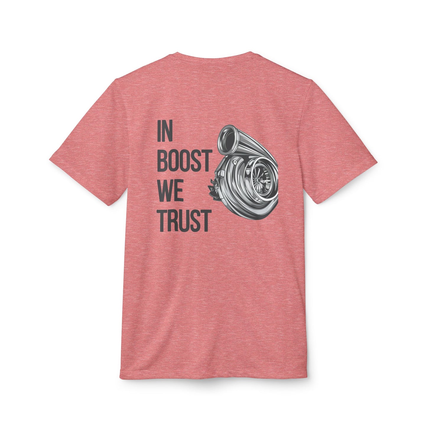Camiseta deportiva unisex Adidas «In Boost We Trust Edition» de Revolution Society