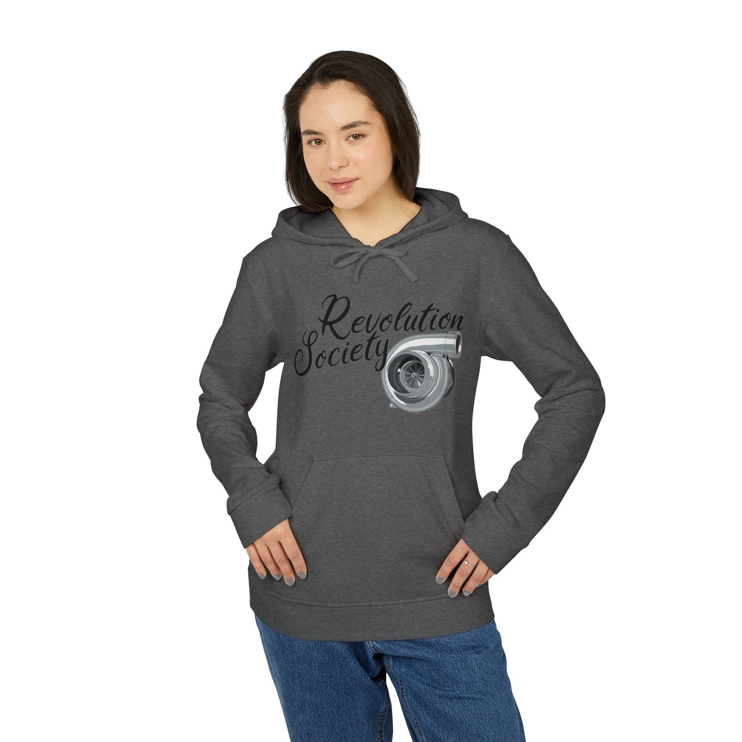 Sudadera con capucha unisex Adidas «Speed ​​Without Boundaries Edition» de Revolution Society