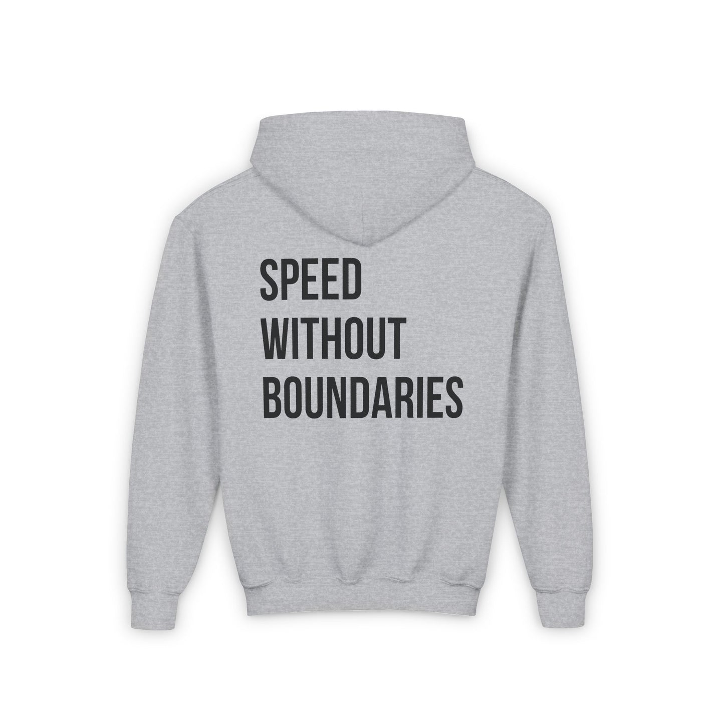 Sudadera unisex Pro Comfort para jóvenes «Speed ​​Without Boundaries Edition» de Revolution Society | Colección Down To Earth