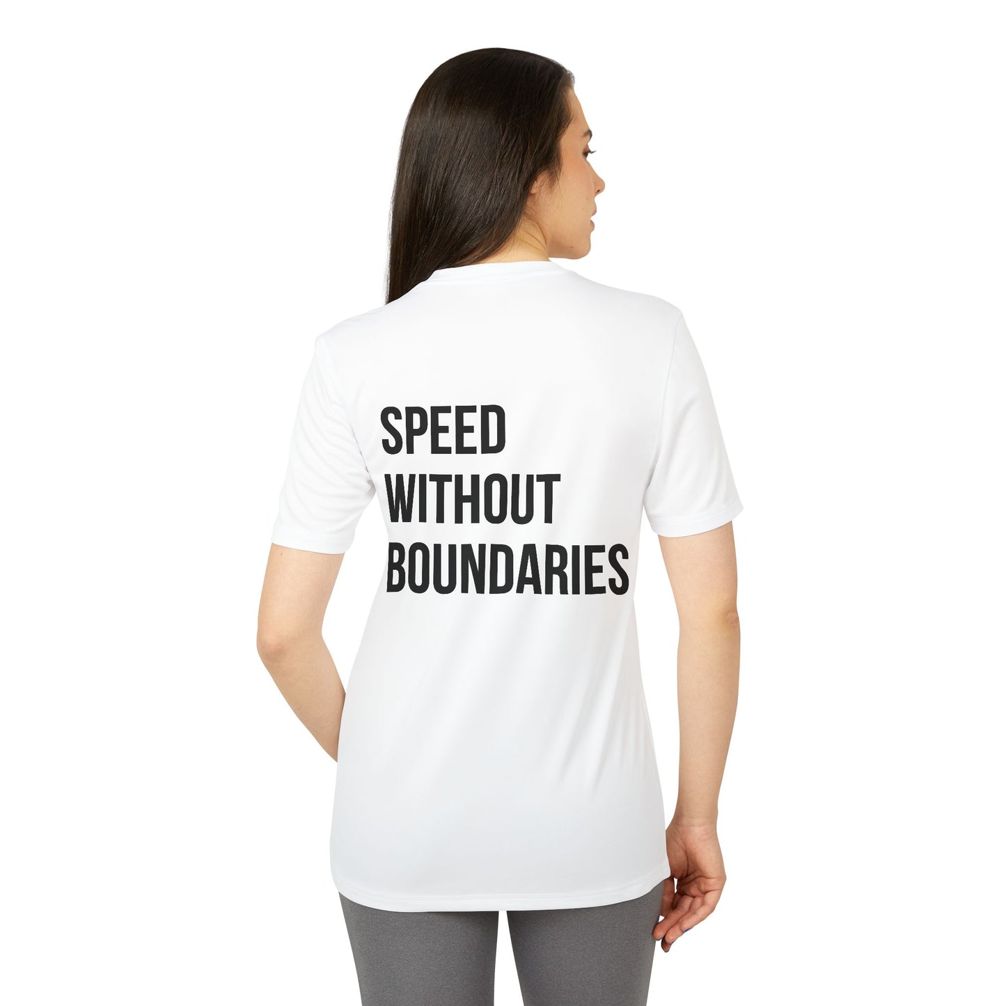 Camiseta deportiva unisex Adidas «Speed ​​Without Boundaries Edition» de Revolution Society
