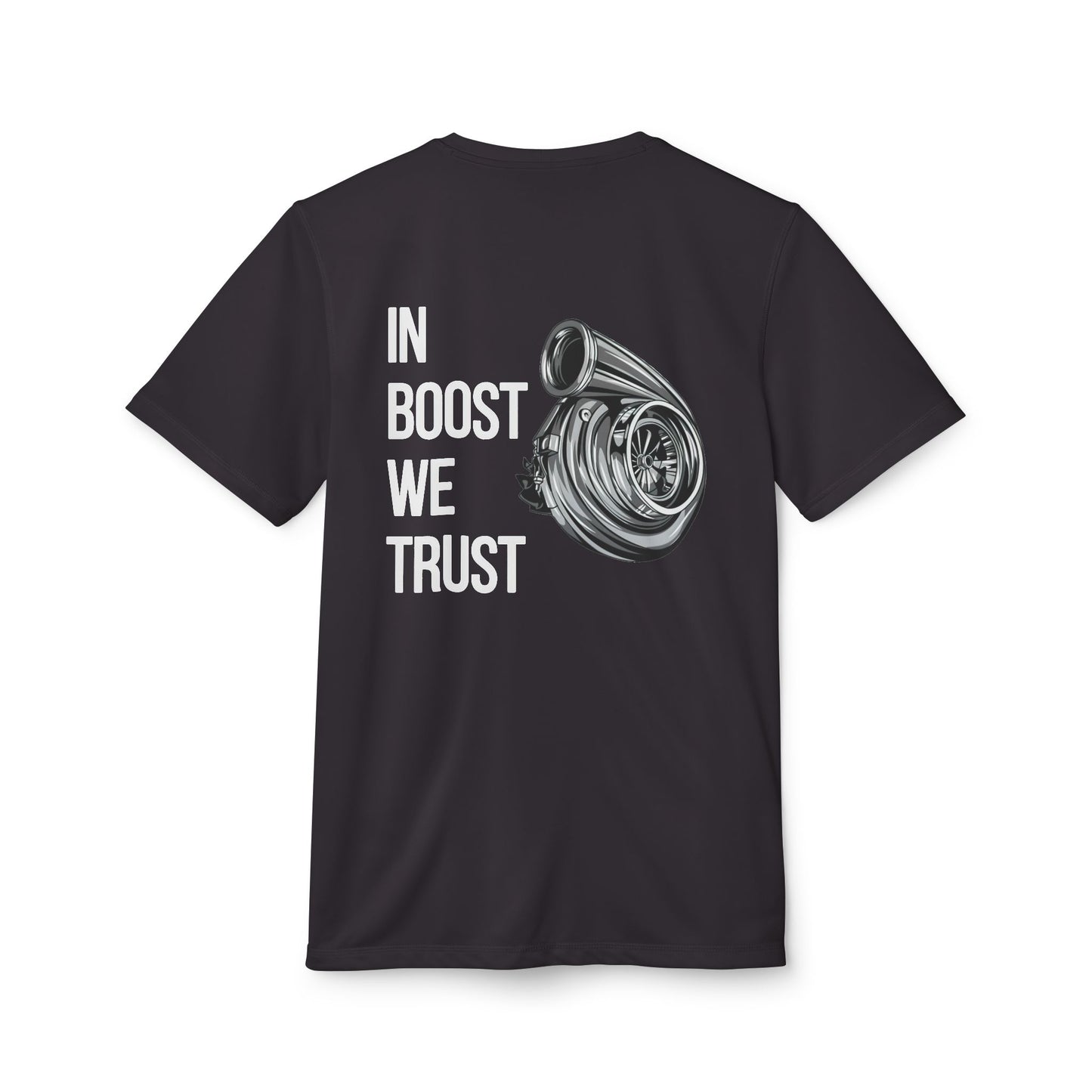 Camiseta deportiva unisex Adidas «In Boost We Trust Edition» de Revolution Society