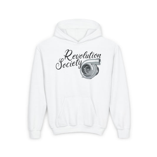 Sudadera unisex Pro Comfort para jóvenes «Speed ​​Without Boundaries Edition» de Revolution Society | Serie Down To Earth