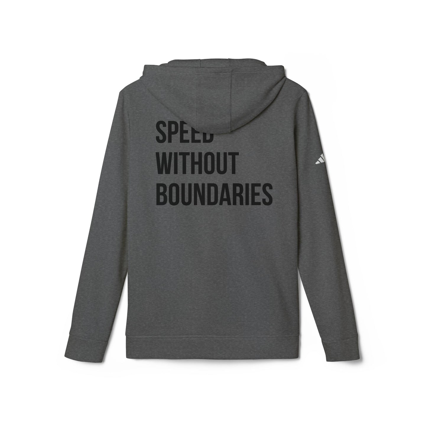 Sudadera con capucha unisex Adidas «Speed ​​Without Boundaries Edition» de Revolution Society